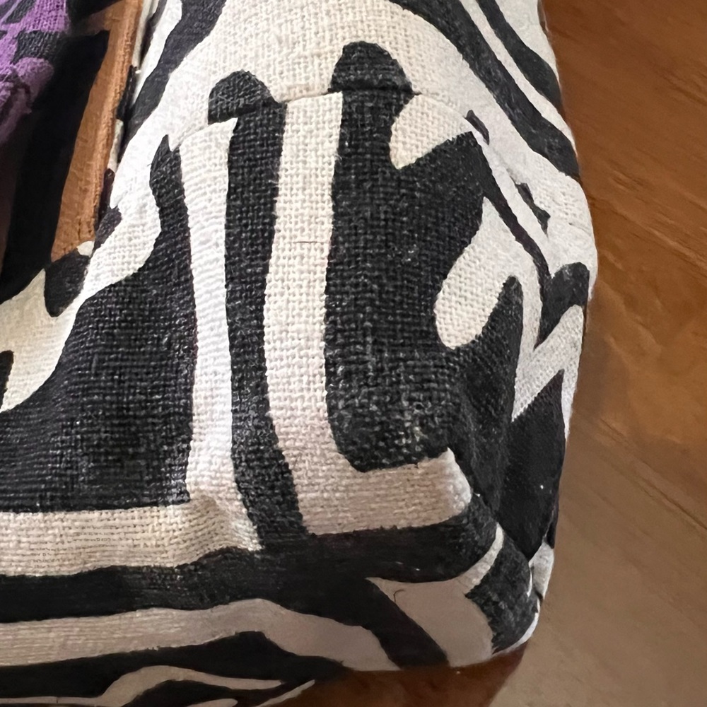 African Multi Print Cloth Shoulder Bag Good Condition - Picture 13 of 15